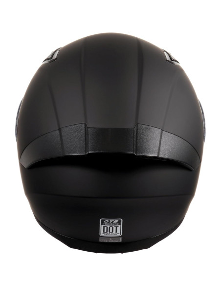 Casco Integral OTS Foxhound Negro Mate Mediano DOT - Ligero y Aerodinámico