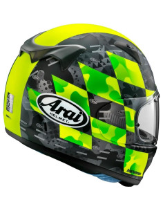 Casco Arai Regent-X Pequeño Amarillo Fluorescente Mate 2