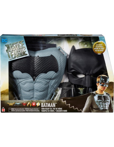 Conjunto de Juego de Rol Batman Mattel - Capa, Capucha y Guanteletes