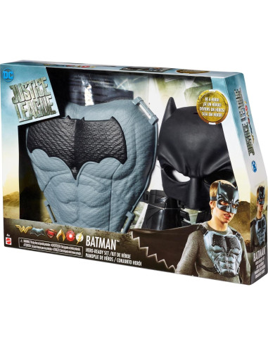 Conjunto de Juego de Rol Batman Mattel - Capa, Capucha y Guanteletes