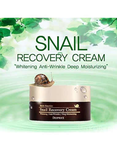 Crema de Recuperación de Caracol Deoproce 100g - Antienvejecimiento