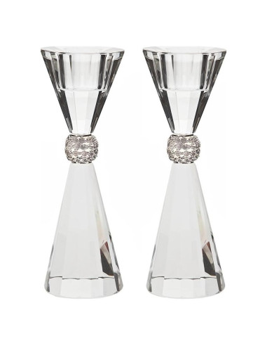 Candelabro de Cristal Godinger Palazzo 13.97 cm Decoración