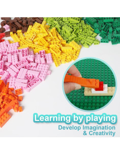 300 Piezas Ladrillos de Construcción Ekuzi Compatibles Lego 2