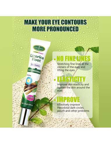 Crema para Ojos Aichun Beauty Raíz de Regaliz 25g Antiarrugas