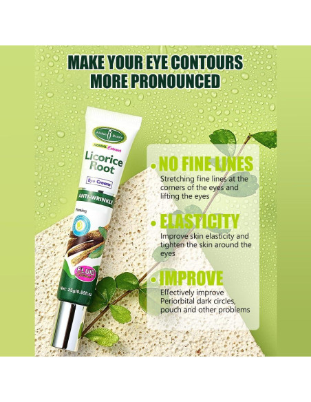 Crema para Ojos Aichun Beauty Raíz de Regaliz 25g Antiarrugas