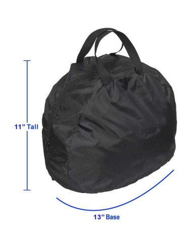 Bolsa de Casco Raider BCS-8B Deluxe Nylon Negro Mediana