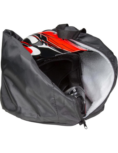 Bolsa de Casco Raider BCS-8B Deluxe Nylon Negro Mediana