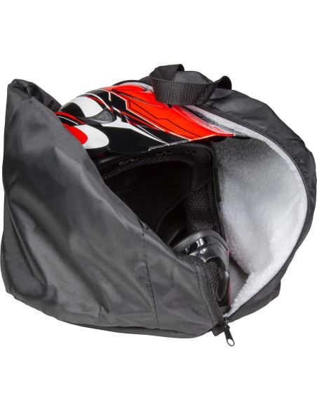 Bolsa de Casco Raider BCS-8B Deluxe Nylon Negro Mediana