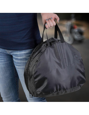 Bolsa de Casco Raider BCS-8B Deluxe Nylon Negro Mediana