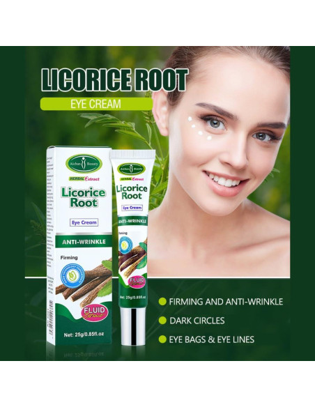 Crema para Ojos Aichun Beauty Raíz de Regaliz 25g Antiarrugas