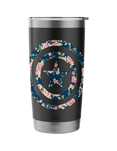 Vaso Aislado de Acero Inoxidable Marvel Capitán América 591 ml