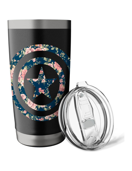 Vaso Aislado de Acero Inoxidable Marvel Capitán América 591 ml