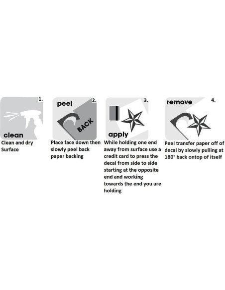 Calcomanía de Vinilo Capitán América CCI 11.43 cm Blanca