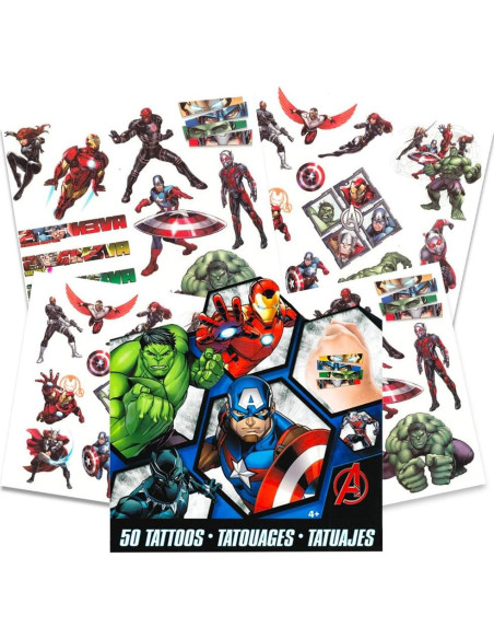 Mochila Escolar Capitán América 40.64 cm + Botella y Tatuajes