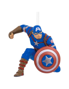 Adorno de Navidad Capitán América Hallmark 6.03x6.67 cm