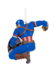 Adorno de Navidad Capitán América Hallmark 6.03x6.67 cm 2