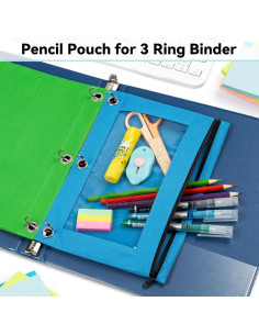 Estuche de Lápices V-Opitos 72 Unidades 3 Agujeros Tela 2