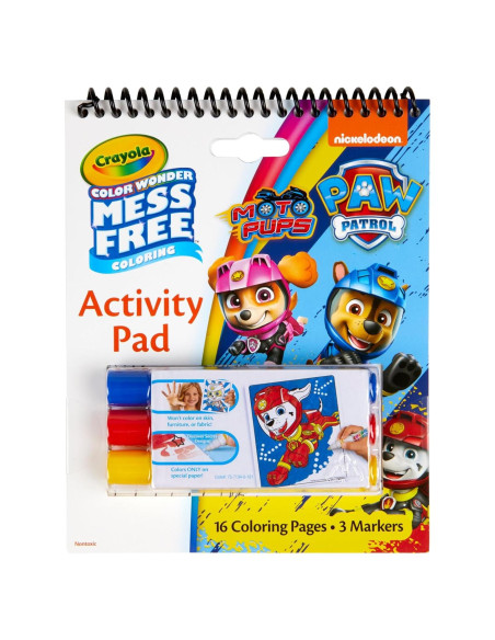 Crayola Color Wonder Paw Patrol - Set de Colorear 16 Páginas