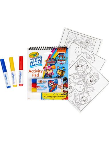 Crayola Color Wonder Paw Patrol - Set de Colorear 16 Páginas