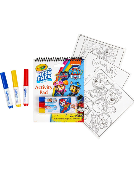 Crayola Color Wonder Paw Patrol - Set de Colorear 16 Páginas
