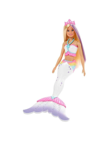 Muñeca Sirena Barbie Dreamtopia con Atuendo y Marcadores Crayola