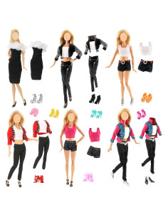 16 Piezas Ropa y Accesorios para Muñecas 30 cm Carreuty