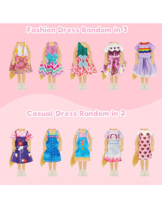 27 Piezas Ropa y Accesorios para Muñecas 13-15 cm Carreuty 2