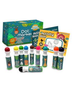 Marcadores de Puntos Wee Creators - 10 Colores Lavables