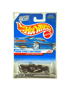 Coche Hot Wheels Mattel 1998 Dragster 1:64 Escala Negro