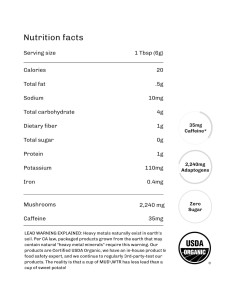 MUDWTR Alternativa al Café Orgánico 180g - 30 Porciones 2