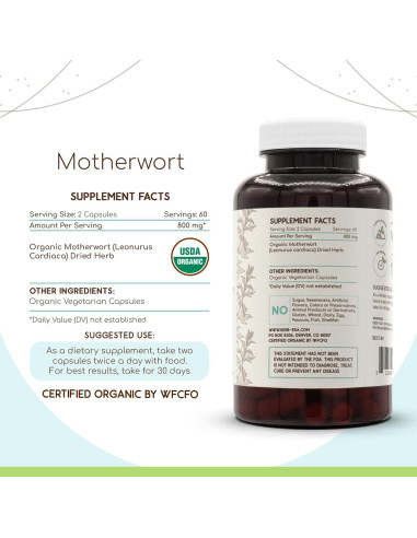 Cápsulas Orgánicas Madre Selva HerbEra 120 Unidades