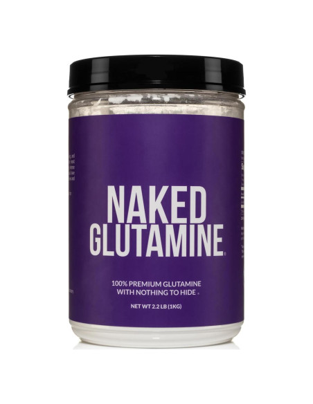 L-Glutamina Pura Naked Nutrition 1000g Vegana Sin Aditivos