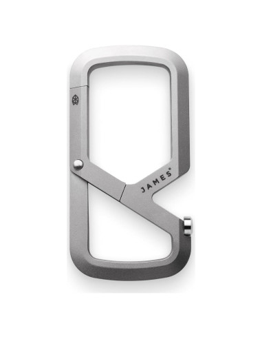 Carabiner JAMES Mehlville Titanio Doble Compartimento 7.94 cm