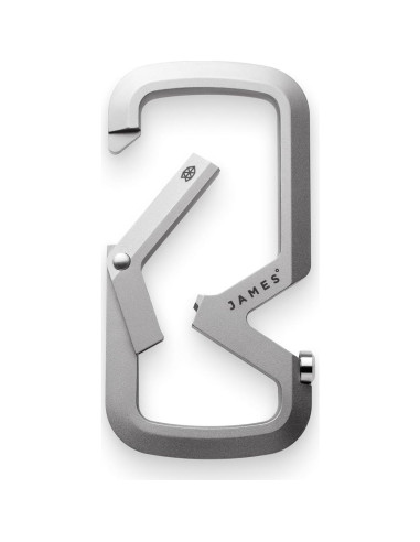Carabiner JAMES Mehlville Titanio Doble Compartimento 7.94 cm