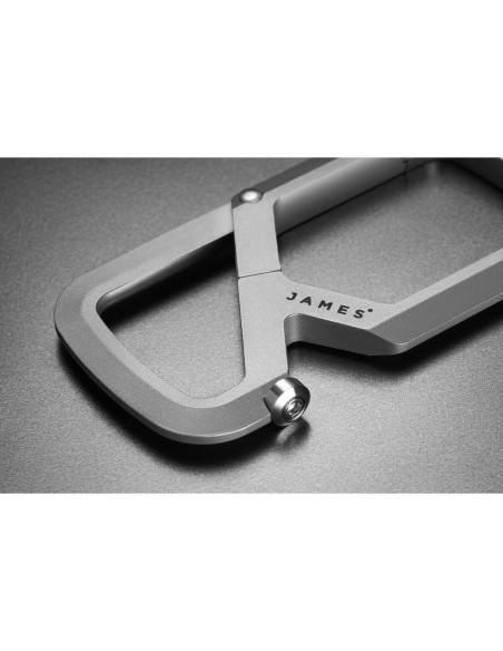 Carabiner JAMES Mehlville Titanio Doble Compartimento 7.94 cm