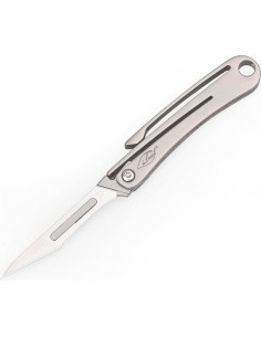 Cuchillo Utilitario ILEAF IL57 de Titanio con 10 Cuchillas 2