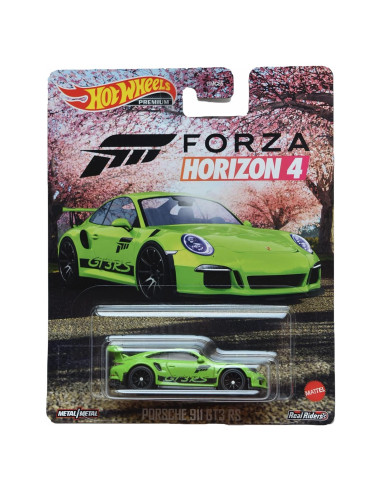 Hot Wheels Porsche 911 GT3 RS Verde Premium 19.1 cm