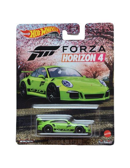 Hot Wheels Porsche 911 GT3 RS Verde Premium 19.1 cm