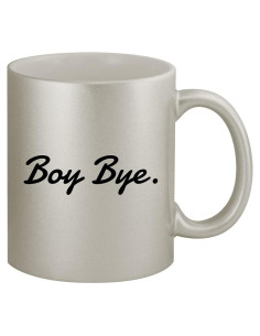 Taza de Café Cerámica 11oz Knick Knack Gifts Plata