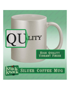 Taza de Café Cerámica 11oz Knick Knack Gifts Plata 2