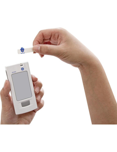 Medidor de Glucosa en Sangre GE100 - Pantalla Grande, Resultados Rápidos