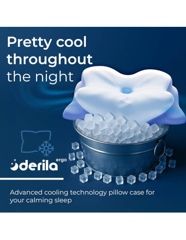 Almohada Cervical Ergonómica Derila Ergo 54x36 cm Espuma Viscoelástica