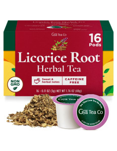 Té de Raíz de Regaliz Gya Tea Co 16 Cápsulas Descafeinado