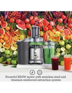 Exprimidor Breville BJE430SIL 2L Plata con Tecnología Fría 2