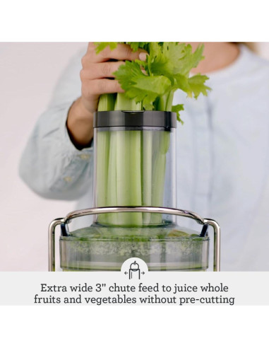 Exprimidor Breville BJE430SIL 2L Plata con Tecnología Fría