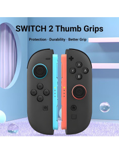 Agarraderas para Pulgar QUBAMG para Nintendo Switch 2 - 8 Piezas Naranja 2
