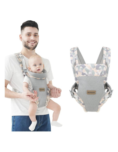 Fular Ergonómico para Bebés Camuflaje 3-20kg Algodón