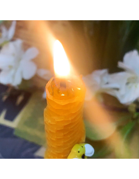 Kit de Fabricación de Velas de Cera de Abeja Lacaser 10pcs