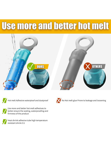 Kit de Conectores Eléctricos 600PCS DTLDZSC AWG 22-10