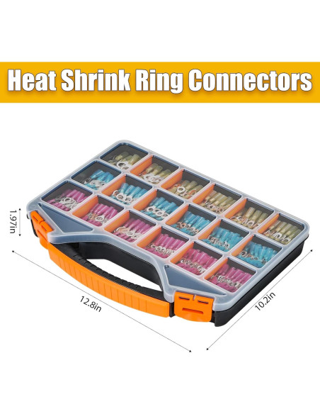 Kit de Conectores Eléctricos 600PCS DTLDZSC AWG 22-10